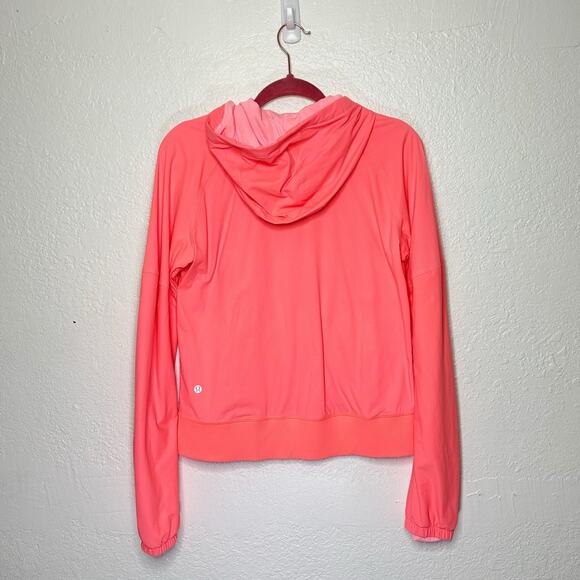Lululemon Street To Studio Jacket Pop Orange Women 10 - Picture 3 of 7